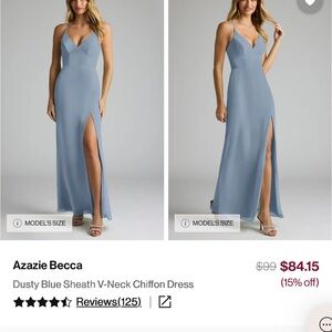 BECCA Dusty Blue Maxi Dress